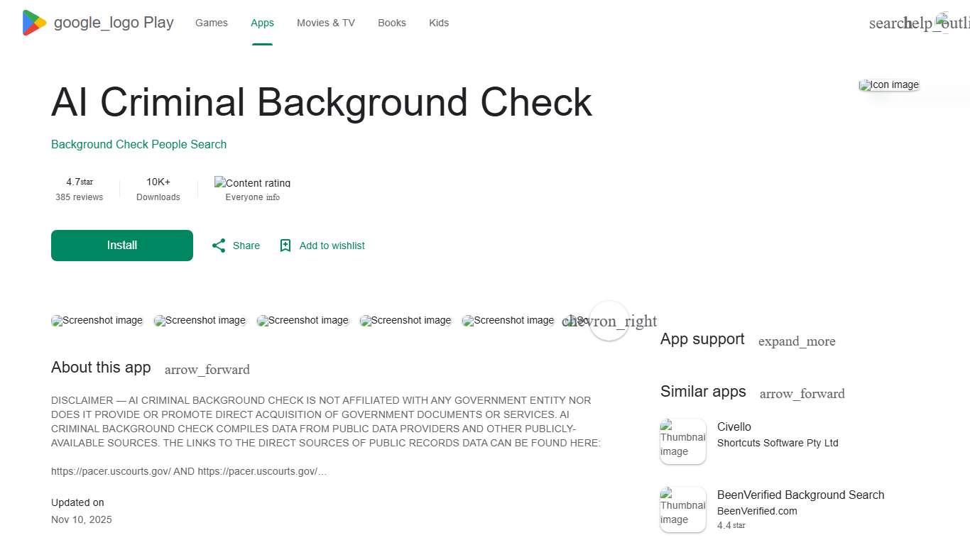 AI Criminal Background Check - Apps on Google Play